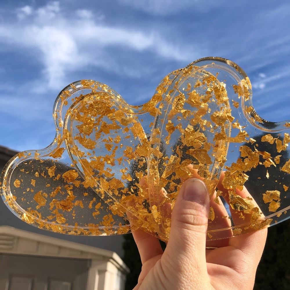 Resin coaster set of 3